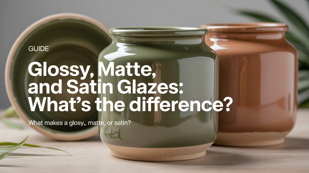 What Makes a Glaze Glossy, Matte, or Satin?