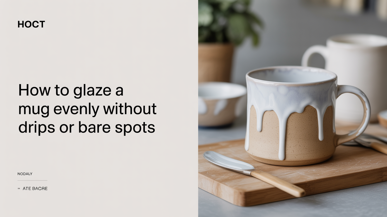 How to Glaze a Mug Evenly Without Drips or Bare Spots