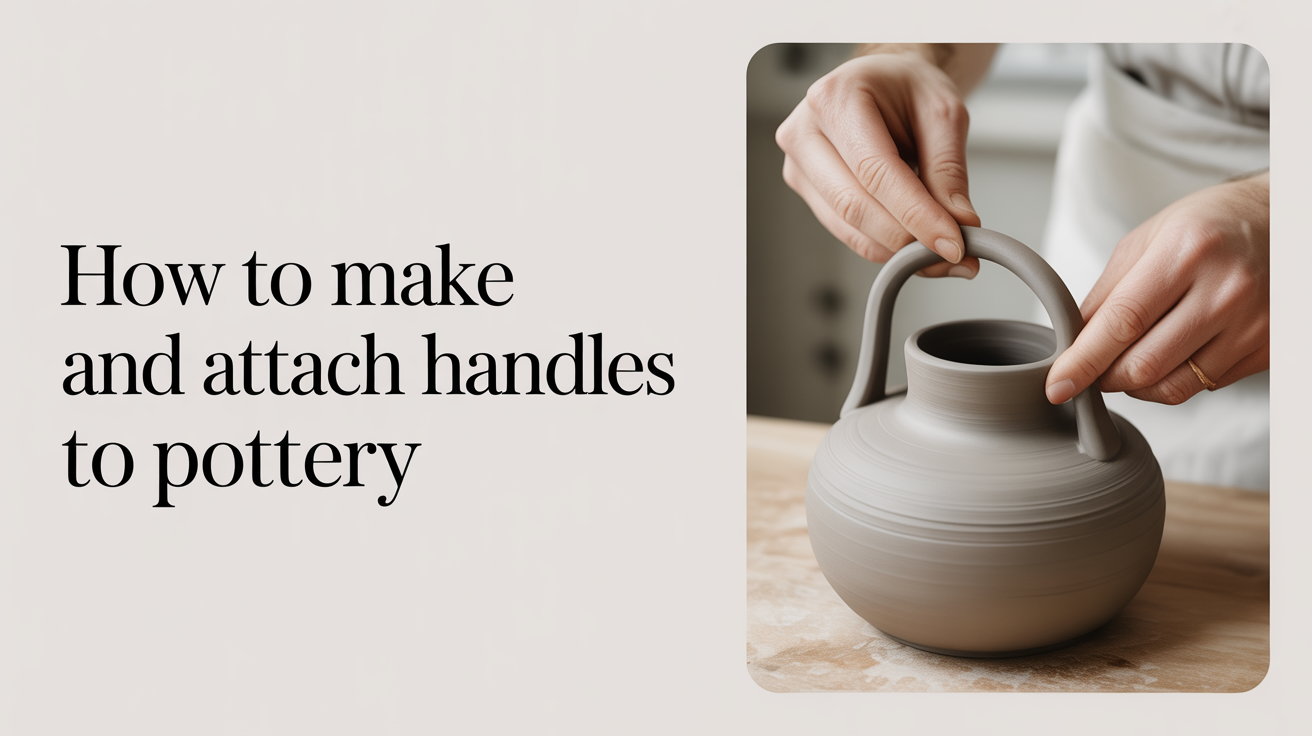 How to Make and Attach Handles to Pottery
