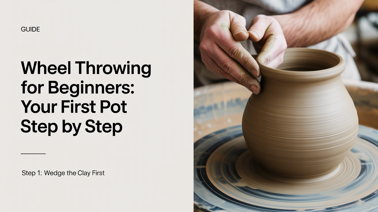 Step 1: Wedge the Clay First