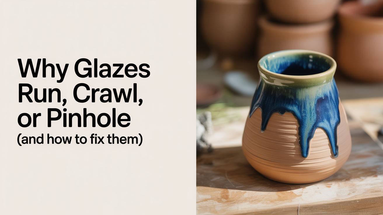 Why Glazes Run, Crawl, or Pinhole (and How to Fix Them)